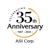 ASI anniversary logo
