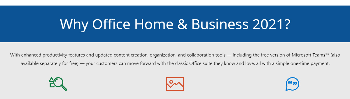 Why Office Home & Business 2021