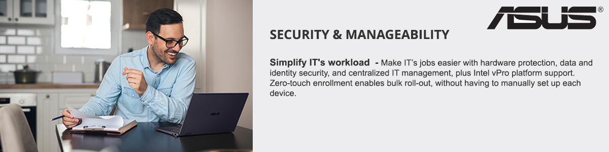 ASUS Security & Manageability Banner