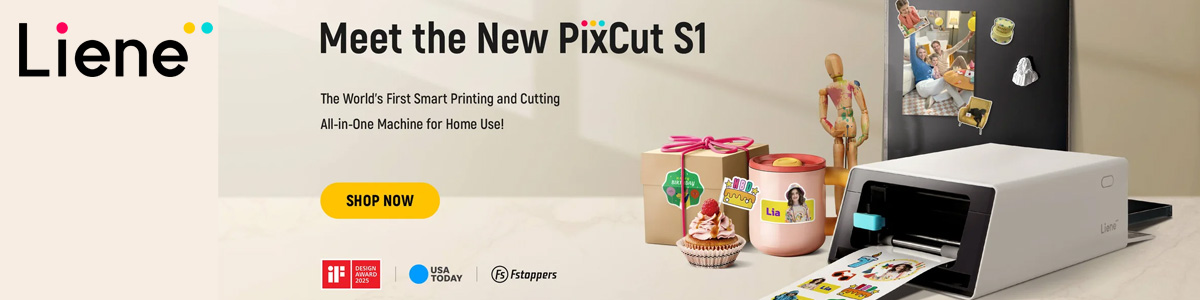 Liene sticker printer advertising banner