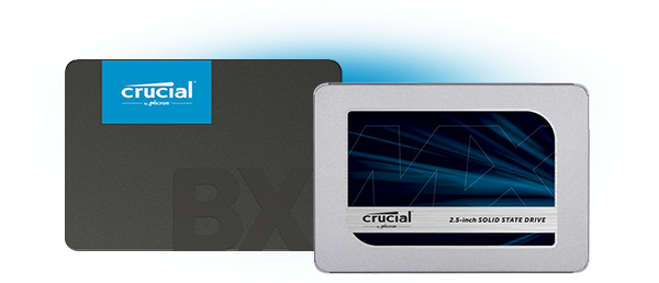 Crucial BX500 SATA SSD and Crucial MX500 SATA SSD