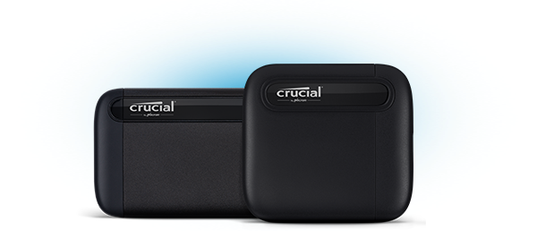 Crucial X8 external SSD and Crucial X6 external SSD