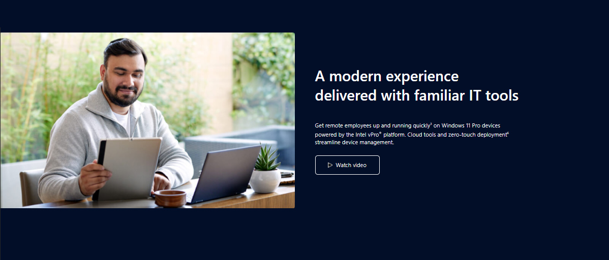 A modern IT experience delivered with familair IT tools