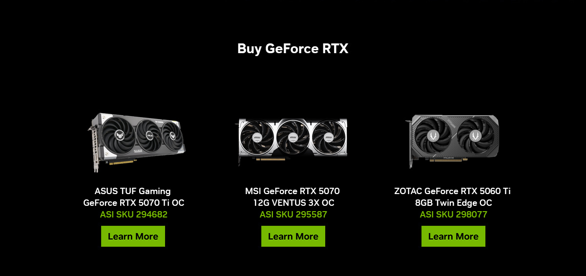 Buy GeForce RTX