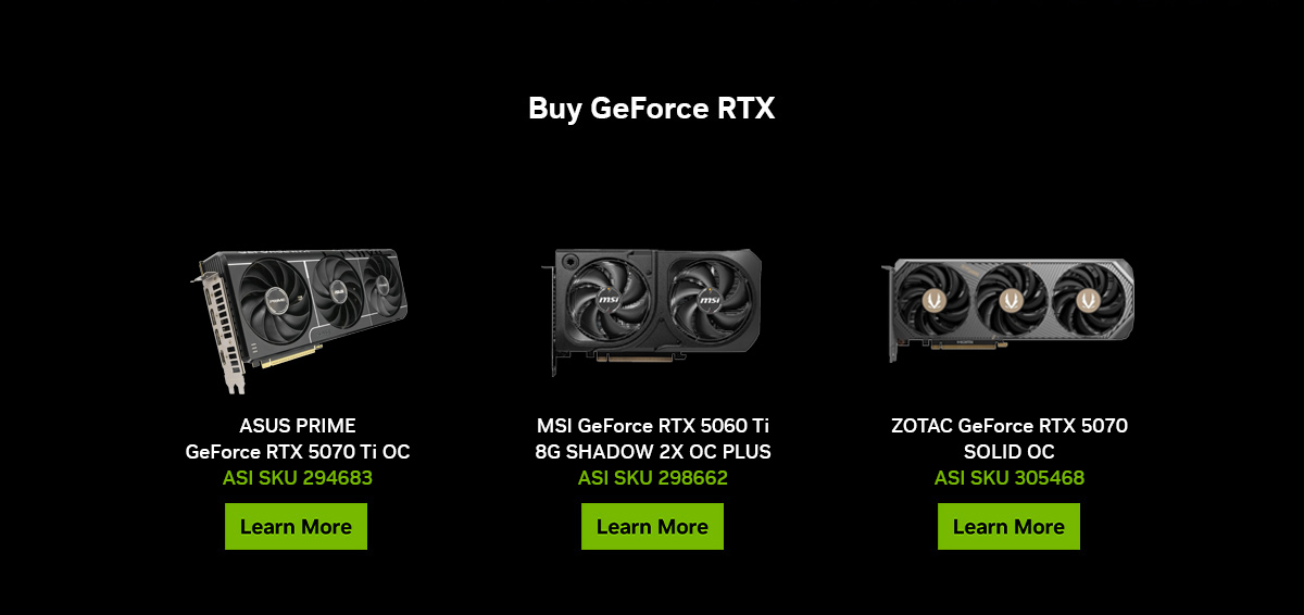 Buy GeForce RTX