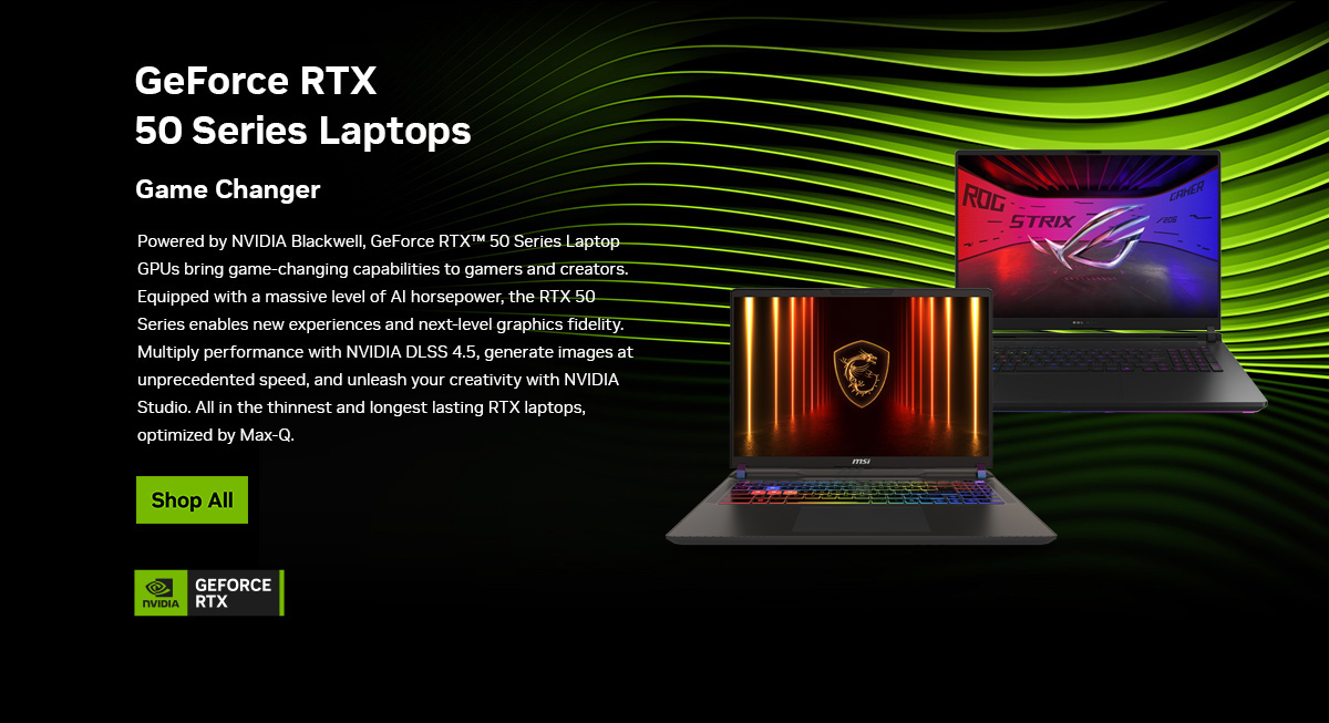 GeForce RTX 50 Series Laptops