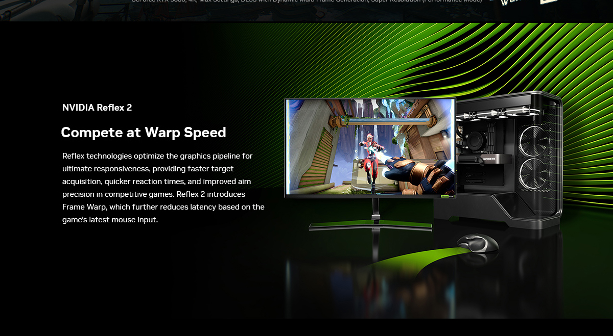 NVIDIA Reflex 2 Compete at Warp Speed