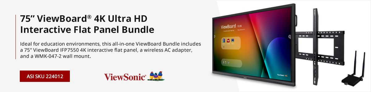 ViewBoard 4K Ultra HD Interactive Bundle