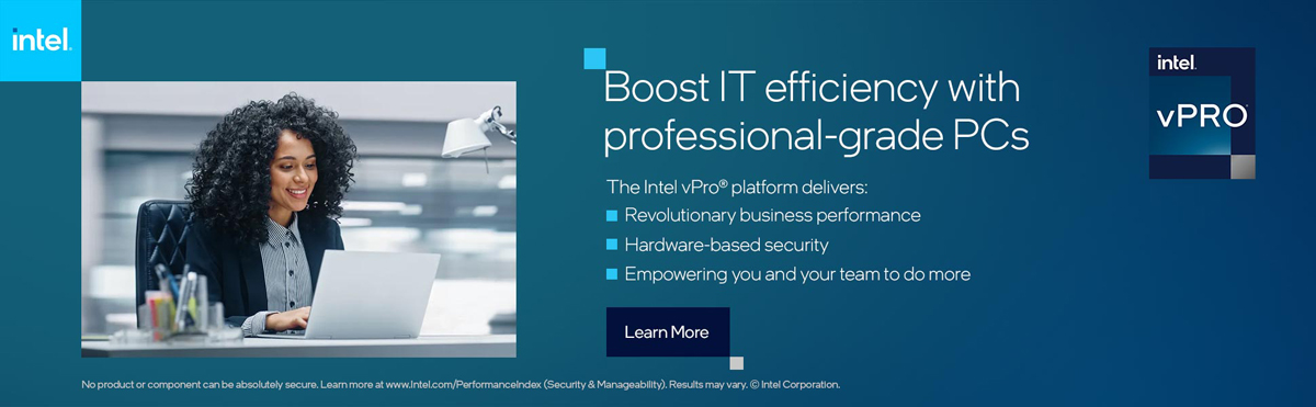 Boost IT Efficiency with Intel vPro platform