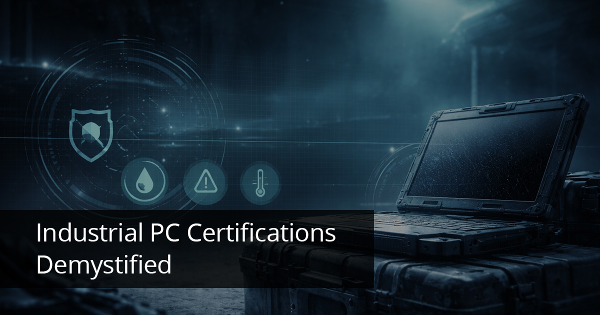 Industrial PC Certifications Demystified